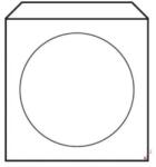 Harmanec-Kuvert 125x125-ös ablakos CD borítékok 50 db