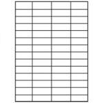 Agipa Univerzális címkék 52x21, 2 mm Express Agipa A4 100 lap