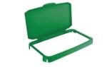 DURABLE Csuklós fedél DURABIN 60-as keretes szemeteshez, zöld