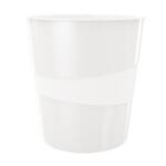 Leitz WOW 15 literes műanyag szemetes, fehér