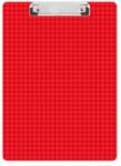 JUNIOR Írótömb PS/A4 klipsszel, piros