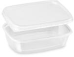 WIMEX Tál (PP) négyzet alakú átlátszó 125 ml + fedél [5 x 50 szett]