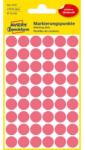 Avery Zweckform 12 mm-es kerek címkék Avery neonpiros