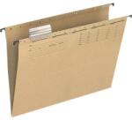 Q-CONNECT Akasztós táska V-aljjal Q-CONNECT újrahasznosított barna