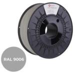 C-TECH Nyomtatózsinór (filament) C-TECH PREMIUM LINE, PLA, fehér alumínium, RAL9006, 1, 75 mm, 1 kg 3DF-P-PLA1.75-9006