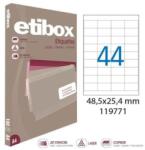 etibox Univerzális címkék 48, 5x25, 4 mm Etibox A4 100 lap