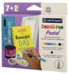 Centropen 2738 Dekortoll Pasztell 7+2 db-os Filctoll Készlet