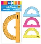 Junior Szögmérő 12 cm, átlátszó/színes