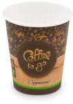 WIMEX Papírpohár (FSC Mix/PE) "Kávé elvitelre" Ø80mm 280ml `0.2L/8oz/M` [50 db]