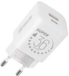 OBAL:ME CSOMAGOLÁS: ME GaN Utazó Töltő USB-A + USB-C 36W Fehér 8596311273483