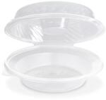 WIMEX Salátástál (PP) fedővel öltözőtálhoz, átlátszó, 1600 ml [25 db]
