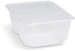 WIMEX Tálca (PP) Euroboxx 2 részes átlátszó 186 x 133 mm 1000ml [50 db]