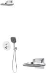 Oltens Set baterie cadă-duș Oltens Hamnes 34106100, cap de duș Oltens Vann 37008100, 39403100, 37108100, 39304100, 37200100 (36025100)