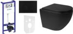 Oltens Set vas WC Oltens Hamnes 42513300, cadru încastrat Oltens Triberg 50001000, 45100300, 57104300, 49301000 (58303300)