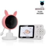 EVOLVEO Baby Monitor N3, baba videomonitor, rózsaszín CAM-3P