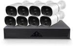 JORTAN NVR 8in1 5MP HD Biztonsági Kamera Kit (Fehér) | 8db (JRT-85146-POE-8)