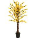  EUROPALMS Forsythia tree with 3 trunks, artificial plant, yellow, 120cm (82507101)