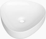 Gamma Vaso, aszimmetrikus mosdó 40x40 cm, fényes fehér, GMA-UC-VASO (GMA-UC-VASO)