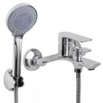 Erga Remi, fali kádcsaptelep kézizuhannyal, króm, ERG-YKA-BW. REMI-CHR (ERG-YKA-BW.REMI-CHR)