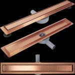 Rea Neox Pro, zuhany lefolyó 70cm 360 fokban forgó szifonnal, rézmatt, REA-G4801 (REA-G4801)