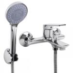 Erga Natali, fali kádcsaptelep kézizuhannyal, króm, ERG-YKA-BW. NATALI-CHR (ERG-YKA-BW.NATALI-CHR)