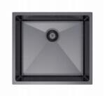 Erga HD, 1 rekeszes acél mosogató 490x440x210 mm, grafit, ERG-MLS-HD4944B (ERG-MLS-HD4944B)