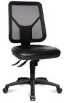 Topstar Irodai forgószék TEC 90 S - Fekete / Fekete lábcsillaggal / Hosszú gázrugó lábtartóval (ülésmagasság: 59-84 cm) + 22.611 Ft