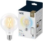 Philips Vintage intelligens LED izzó (dekoratív) WiZ csatlakoztatott izzószálas fehér, Wi-Fi, G95, E27, 6, 7 W (60 W), 806 lm, állítható fényhőmérséklet (2700K-6500K), kompatibilis a Google Assistant / Alexa 