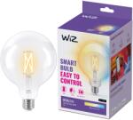 Philips Vintage LED izzó (dekoratív) WiZ csatlakoztatott izzószálas fehér, Wi-Fi, G125, E27, 6, 7 W (60 W), 806 lm, állítható fényhőmérséklet (2700K-6500K), kompatibilis a Google Assistant / Alexa / Siri
