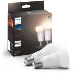 Philips 2 db Philips Hue Smart LED izzót tartalmazó csomag, Bluetooth, Zigbee, A60, E27, 9, 5 W (75 W), 1055, meleg fehér fény (2700 K)