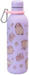 PUSHEEN cicás kulacs, fém, 500ml, Moments, lila (ERK-BMHC051) - officetrade