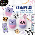 DERFORM Nyomda szett, 2 db-os, állatos (panda és quokka), lila-rózsaszín, Kidea (DFM-SWWPKKA) - officetrade