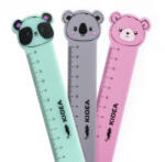 DERFORM Állatos vonalzó, 15cm, 3 féle változat (koala, panda, maci), Kidea, 1 db (DFM-LF15CMKAD) - officetrade