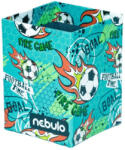NEBULO Focis asztali ceruzatartó, karton 8x8x10cm, Nebulo (ALI-ITP-FOCI) - officetrade