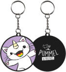 Pummeleinhorn Purricorn Unikornis cica kulcstartó, kerek, gumi (PME-11343) - officetrade