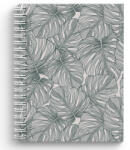 KARTON P+P Spirál füzet A/5, vonalas, Soft Monstera, leveles (KPP-8-843) - officetrade