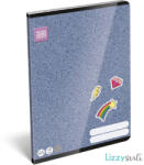 Lizzy Card Farmer mintás tűzött füzet A/5, 40 lap kockás, OJS Girl (LIZ-22969003) - officetrade