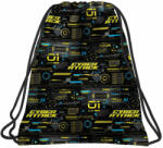 DERFORM Fiús tornazsák, 41x35cm, BackUp, 2025, A50, fekete-sárga, Cyber Attack (DFM-WOB7A50) - officetrade