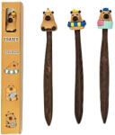  Radír kapibara, pálcika figurával, 14 cm hosszú, 3 féle változat (KDS-996280) - officetrade