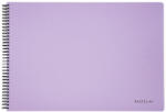 KARTON PP Spirál vázlatfüzet A/4, 40 lap 190g, PASTELINI, pasztell lila (KPP-6-96624) - officetrade