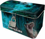 DERFORM Dinoszaurusz persely, szögletes, DN19, kék-zöld (DFM-SKADN19)