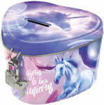 DERFORM Unikornis persely, szív alakú, JR15, sötétkék (DFM-SKSJR15)