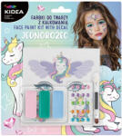 DERFORM Arcfesték, tégelyes, 8 db-os, tetoválással és strasszkövekkel, unikornis mintás, Kidea (DFM-FDTDKUKA) - officetrade