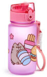 PUSHEEN cicás kulacs, 350ml, ínyenc Pusheen macska, rózsaszín (PCT-BOT348) - officetrade