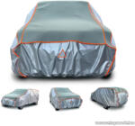 MNC 55763A Jégeső elleni autó takaró ponyva, szürke, 431 x 165 x 120 cm (M méret, sedan típusú autókhoz)