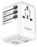 Energizer ETC450 univerzális csatlakozású (EU, UK, US, AU) utazó adapter és PD gyorstöltő max. 45W töltési teljesítménnyel (ENE813191) (ETC450)