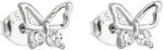 Evolution Group - Pavona Evolution Group Ezüst fülbevaló cirkóni fehér pillangóval 11036.1