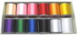 Fujix Set 12 papiote ata de brodat polyneon King Star No. 40 Fujix 15114