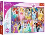 Trefl Puzzle Trefl Disney Princess Portretele Printeselor, 160 piese Puzzle