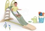 Smoby Set tobogan cu dublu val și set găleată Ocean Toboggan XL Life Smoby lungimea suprafeței de alunecare 230 cm cu apă (SM820304-4)